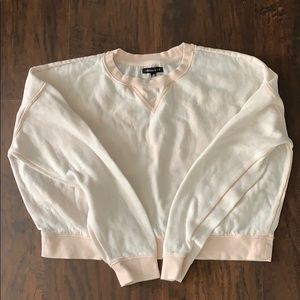 Kendall and Kylie light pink sweater
